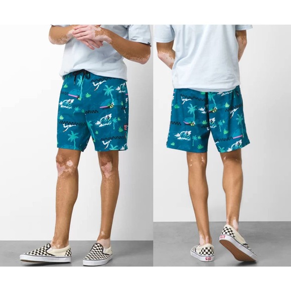 Vans Men's Triple Crown Of Surfing North Shore Hawaii Boardshort Size 31 NWT - Picture 1 of 8